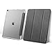 Infiland iPad Pro 12.9 2018 Case - Slim Shell Smart Stand Cover with Translucent Back Protector Compatible with iPad Pro 12.9 Inch 2018 Release Tablet(Auto Wake/Sleep), Gray