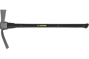 Truper Cutter Mattock Pick Axe - Pickaxe 5 Lb Steelhead with 36-Inch Fiberglass Handle - Pick Axes for Digging - 31638