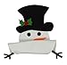 MushyMoments Snowman Christmas Decoration. Life Size Indoor Felt Snowman Kit for Kids -Wall Hanging with Stick-on Decorations