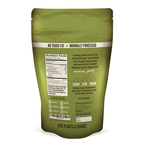 Coconut Cloud: Vegan Matcha Latte | Delicious, Lightly Sweetened. Made from Premium Japanese Grade Green Tea & Coconut Milk Powder (Dairy Free, Plant Based, Non-GMO), 21 Servings