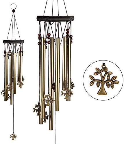 xxschy Lucky Tree Wind Chimes, 24 Inches Pure Hand-Made Metal Musical Wind Bells, Life Tree Wind Chime, Mobile Wind Catcher Romantic Trees Windchime for Home, Party, Festival Decor, Garden Decoration