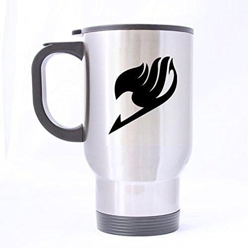 Japan Anime Cartoon Fairy Tail Logo Bird Custom Travel Mug 14 OZ Office Home Cup