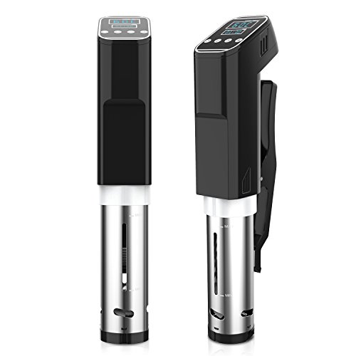 Sous Vide Precision Vacuum Slow Cooker with Thermal Immersion Circulatory Accurate Temperature Digital Timer LED Elegant Display - Thumbnail 7