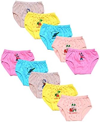 Kids Baby Boys and Girls Printed Cotton Panties Inner Wear Brief Panty (Pack of 10) Kids Baby Boys and Girls Printed Cotton Panties Inner Wear Brief Panty (Pack of 10)