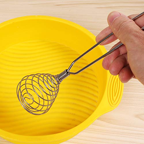 ICYANG Stainless Steel Spring Coil Whisk, Wire Whip Cream Egg Beater