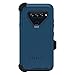 OtterBox Defender Series Case for LG V40 ThinQ - Retail Packaging - Bespoke Way (Blazer Blue/Stormy SEAS Blue)