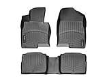 2011-2015 Kia Optima-Weathertech Floor Liners-Full Set (Includes 1st and 2nd Row)-Fits Vehicles with Rear Retention-Black
