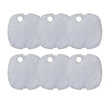 Replacement White Sponge Filter Pad for Sunsun Super Grech Perfect HW-302, 6-pack
