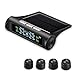 ZEEPIN TPMS Solar Power Universal, Wireless Tire Pressure Monitoring System with 4 DIY Sensors, Real-time Displays 4 Tires' Pressure and Temperature TPMS