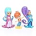 Shimmer and Shine Figure Set 12pcs Cake Toppers Party Supplies Birthday Decorations Genies Shimmer, Shine, Zac,Leah,Tala, Kaz and more Toys + BONUS Keychain
