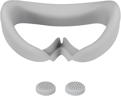 Pico 4 VR Silicone Face Cover Pad Anti-Leakage Lightproof Grey Cushion