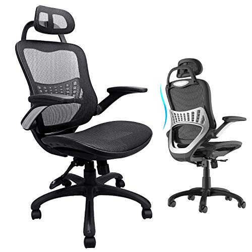Komene Office Chair Ergonomic Home Desk Chair High Back Mesh Executive