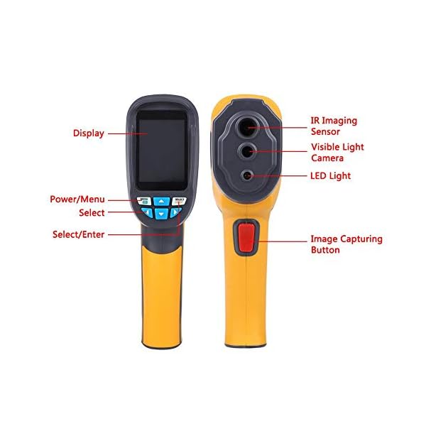 HT-02D Handheld IR Infrarot Wärmebildkamera Farbdisplay 1024p 32x32 Auflösung Wärmebildkamera für Elektriker und… – Bild 4