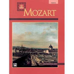 Mozart — 12 Songs: Medium Voice