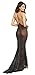 Dreamgirl Women's Lurex Halter Back Long Gown
