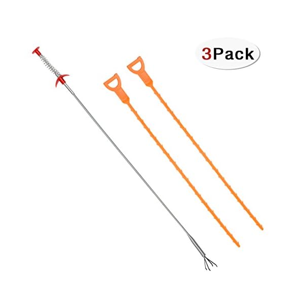 GUGULE Hair Drain Clog Remover Drain Relief Tool for Drain Cleaning