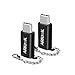 ARKTEK USB-C Adapter with Keychain - i OS Cable (Female) to USB Type C (Male) - Data Sync and Charging Adapter for Galaxy Note 9 Pixel 3 and More (Pack of 2, NOT for Earbud and Quick Charger)