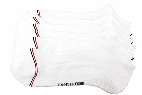 Tommy Hilfiger Men's 6-Pack White Cushion Sole Low Cut Socks Sz: 9-11; Fits 7-12