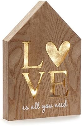 Dcasa - Caja de luz Forma casa Love romantica: Amazon.es: Hogar