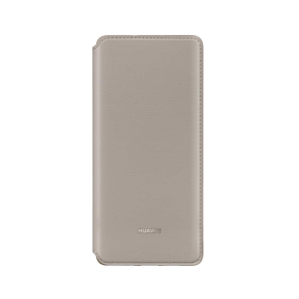 HUAWEI P30 Pro Faux Leather Wallet Cover Khaki
