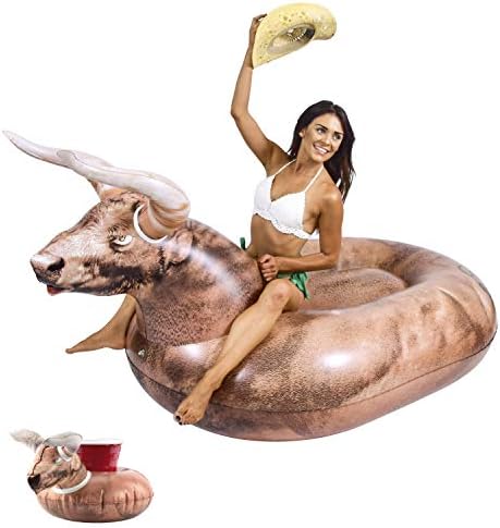 GoFloats Giant Inflatable Buckin' Bull 
