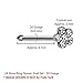 BodyJ4You 24PCS Nose Ring Bone Stud Pin Flower CZ 20G Stainless Steel Nostril Body Piercing Jewelry
