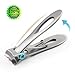 Fingernail Clippers Large Toenail Clippers for Thick Nails Heavy Duty Stainless Steel Toenail Clippers for Seniors Wide Jaw Opening Ultra Sharp Cuts Smoothly and Cleanly Rust Proof (Sliver)