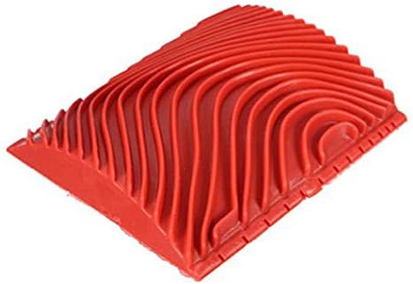 LHKJ 2pcs Rubber Wood Grain, Household Wall Art Paint Silicone Rubber Wood Graining DIY Tool Set - Image 4