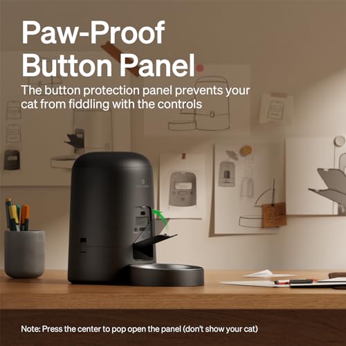 PETLIBRO Automatic Cat Feeders, Timed Cat Feeder with 180-Day Battery Life, Anti-Mistake Touch Design & Up to 6 Meals per Day, Air Automatic Cat Feeder with Timer - Ideal for Small/Medium Cat & Dog