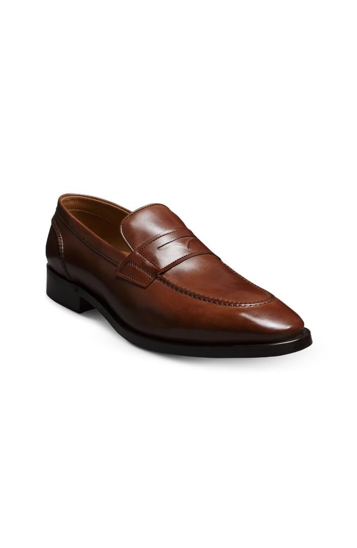 Allen Edmonds Men’s Eli Fashion Leather Penny Loafer Chili Leather 11 D