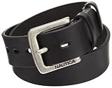 Nautica Big Boys' Casual Jean Bridle Belt, Black, 30