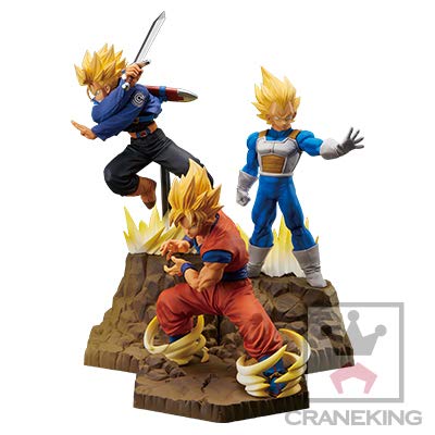 Banpresto Dragonball Z Absolute Perfection Figure GOKOU & Vegeta & Trunks Set of 3