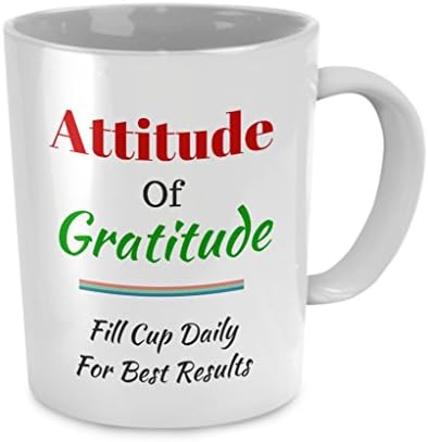 Attitude of Gratitude Mug 11 Oz. White