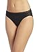 Jockey Women's Underwear No Panty Line Promise Tactel Lace Bikini, Black, 6