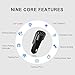 Smart Car Charger,SwiftFinder Bluetooth Car GPS Tracking Car Finder with APP,2 USB Ports 15W/3A Fast Charger Built-in Window Breaker and Seatbelt Cutter Compatible with Android and iOS Smart Devices