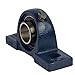 Jeremywell UCP201-8 Pillow Block Bearing (4 Pack), 1/2 inch Bore, 2 Bolt Flange Mounted, Solid Cast Iron Base, Self-Alignment