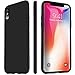 VANMASS iPhone X Case Matte Finish Flexible Soft Gel TPU Sleek Cover Shell with Thin Slim Fit and Apple Original Natural Touch for Apple iPhone X -Black