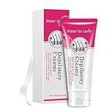 Hair Remove Cream,Enjocho Painless Water Ice Depilatory Cream Remover Legs Depilation Cream Hair Removal Armpit Legs (White)