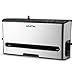 Gourmia GVS445 Sealing System-Vertical Space Saving 8 Function Sealer, Preserve or Vacuum for Sous Vide, Silver