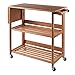 Winsome Radley Kitchen Cart, Light Oak