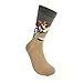 Famous Painting Art Printed Mens Dress Socks - HSELL Crazy Patterned Fun Crew Cotton Socks 6 Pack (C1)