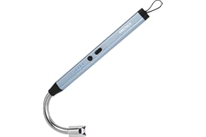 Electric Lighter ARECTECH Candle Lighter USB Rechargeable Arc Lighter Long Lighter with 360°Flexible Neck for Candle Kitchen BBQ Blue