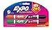 EXPO Dry Erase 2-in-1 Markers, Chisel Tip, Assorted, 2-Count primary