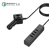 Quick Charge 3.0 Car Charger, MZvul Multiple 6 ports USB Car Charger Adapter for Cellphone Tablet iPhone 7 6s Plus iPad Pro Air mini Samsung LG HTC Nexus and Other USB Powered Devices