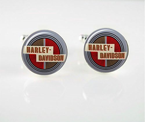 Vintage Harley Davidson Emblem Cuff Links