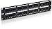 TRENDnet 48-Port Cat6 Unshielded Wallmount or Rackmount Patch Panel, Compatible with Cat 3/4/5/5e/6 Cabling, TC-P48C6 primary