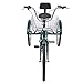 Barbella Adult Tricycle, 24-Inch Single and 7 Speed Three-Wheeled Cruise Bike with Large Size Basket for Recreation, Shopping, Exercise Men’s Women’s Bike (Malachite Green)thumb 2