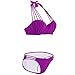 SMITH SURSEE Women's Push-up Bikini Set Sexy Beachwear Swimsuit Two Pieces Swimsuit Bandages