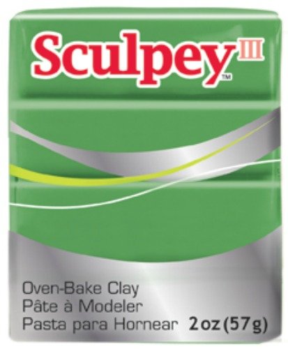 Polyform Sculpey III Polymer Clay, 2-Ounce, String Bean