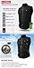 ARRIS Heated Jacket for Men, Electric Heating Warm Coat with 7.4V Rechargeable Battery/8 Heating Areas/Phone Charging Function for Winter Use Black…